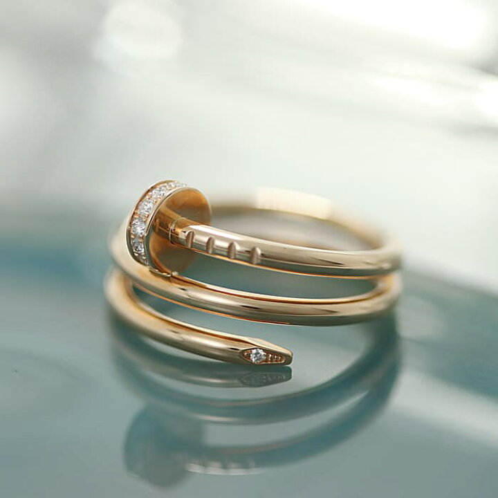 楽天市場】カルティエ ジュストアンクル リング B4210849 9号 CARTIER 