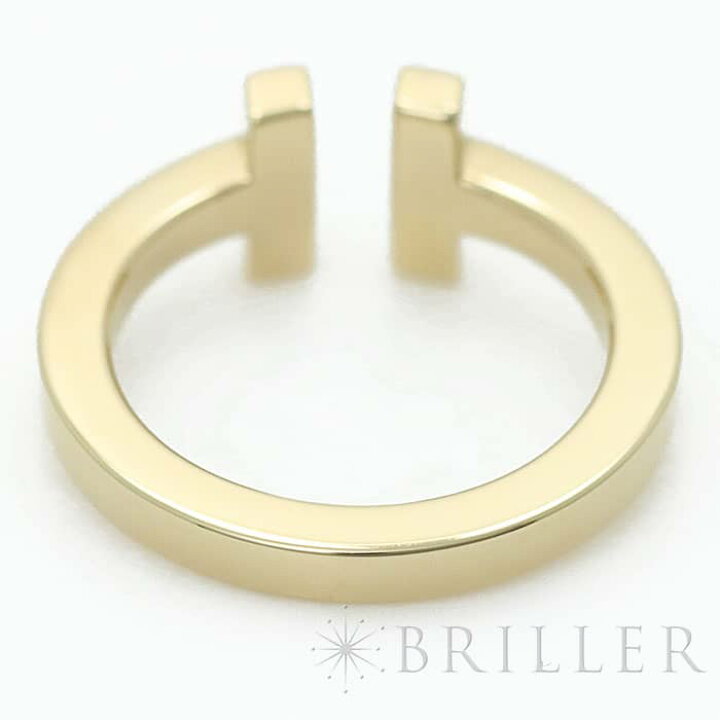 楽天市場】ティファニー ティファニーT スクエアリング 18K イエロー 