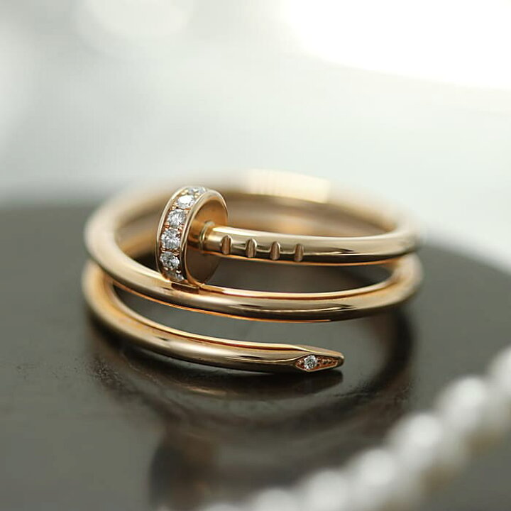楽天市場】カルティエ ジュストアンクル リング B4210853 13号 CARTIER 