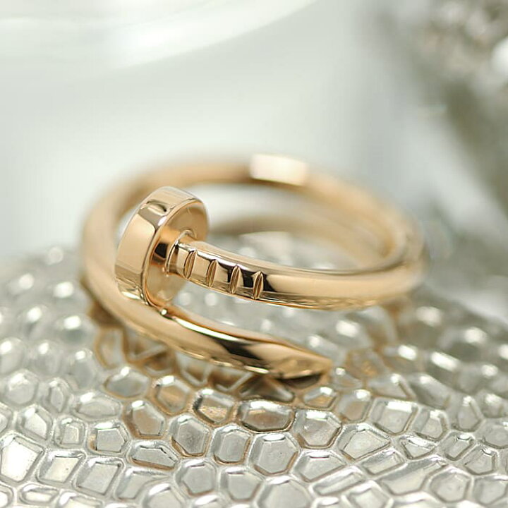 楽天市場】カルティエ ジュストアンクル リング ピンクゴールド  