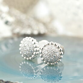 ヴァンクリーフ＆アーペル ペルレ ダイヤモンド イヤリング ホワイトゴールド VCARO9PF00 Van Cleef & Arpels 新品ピアス・イヤリング ブランドジュエリー 送料無料