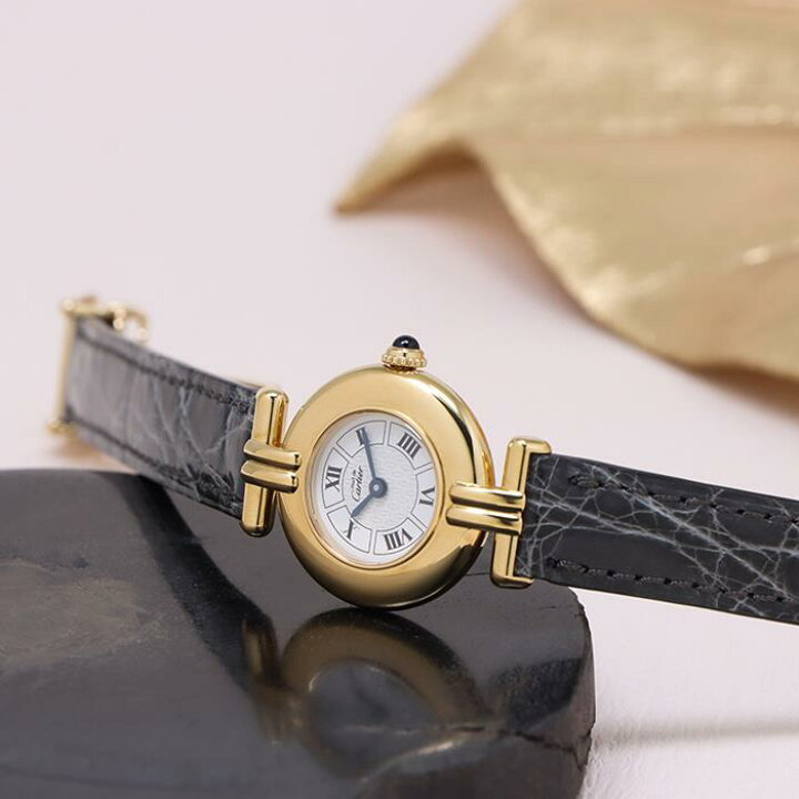 楽天市場 カルティエ マストコリゼ Cartier 中古レディース 腕時計 送料無料 レディース腕時計専門店briller