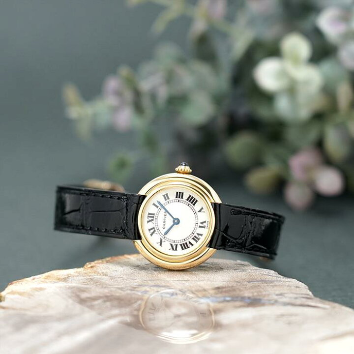 楽天市場 カルティエ エリプス イエローゴールド 手巻 Cartier 中古レディース 腕時計 送料無料 レディースブランド サロンbriller