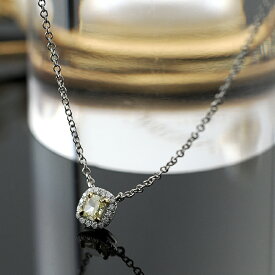 【60回払いまで金利0%】ティファニー ソレスト ネックレス プラチナ ファンシー インテンス イエロー ダイヤモンド TIFFANY & Co. 中古ネックレス ブランドジュエリー 送料無料