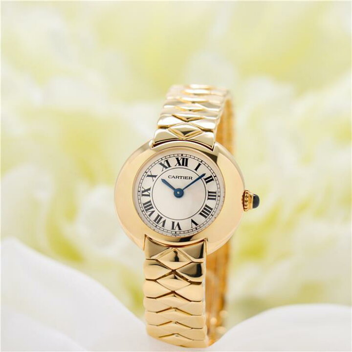 楽天市場 カルティエ ヴァンドーム K18ブレス Cartier 中古レディース 腕時計 送料無料 レディース腕時計専門店briller