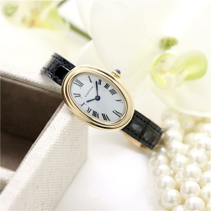 楽天市場 カルティエ ベニュワール 手巻き イエローゴールド Cartier 中古レディース 腕時計 送料無料 レディースブランド サロンbriller