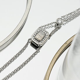 ハリーウィンストン HWロゴ ブレスレット ホワイトゴールド ダイヤモンド BRDWDRDLHWL HARRY WINSTON 中古ブレスレット・バングル ブランドジュエリー 送料無料