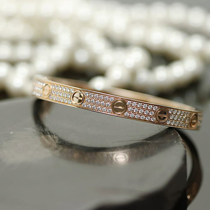 楽天市場】カルティエ ラブ ブレスレット N6036917 ピンクゴールド  