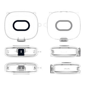 Shokz OpenFit Pro T010 �N���A�P�[�X TPU ���� �J�o�[ �C���z���E�w�b�h�z�� �A�N�Z�T���[ CASE �ϏՌ� �����h�~ ���[ �ی� ������� �֗� �J�o�[ �𑕒������܂܁A�[�d�^�C�v�\�ł� �J���r�i�t�� 