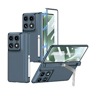 Motorola Razr Fold �P�[�X �ϏՌ� �J�o�[ �܂肽���݌^ �����K���X�t�B�����t�� �����K���X+PU���U�[+�v���X�`�b�N �X�^���h�@�\ �}�O�l�b�g���� �t���ی� �q���W�ی� ���g���[�� ���[�U�[ �t�H