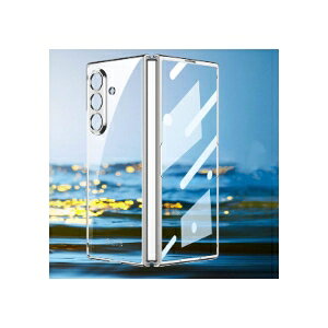 Samsung Galaxy Z Fold8 Ultra �Ή� ��̌^�P�[�X �t�B�����t�� �S���� ���b�L�t���[���P�[�X PC+�����K���X �V�F���Ɩ��̈�̍\�� �N���A�J�o�[ �܂肽���݌^ �ϏՌ� �L�Y�h�~ �w��h�~ ���^ �y�� �T