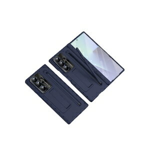 Samsung Galaxy Z Fold8 / Z Fold8 Ultra �Ή� ��̌^�P�[�X �t�B�����t�� �q���W�ی� �X�^���h�@�\ �y�����[ �^�b�`�y���t�� PC+�����K���X �V�F���Ɩ��̈�̍\�� �܂肽���݌^ �ϏՌ� �L�Y�h�~ �w��h