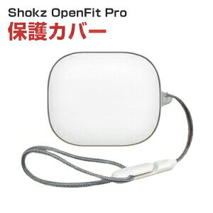 Shokz OpenFit Pro �Ή� �N���A�P�[�X �C���z���P�[�X TPU ���� �J�o�[ �X�g���b�v�t�� �[�d�Ή� �����[�d�\ �ϏՌ� �L�Y�h�~ �h�o �y�� �_�炩�� �t�B�b�g�� �����^�ѕ֗� ������� �V���b�N�X O
