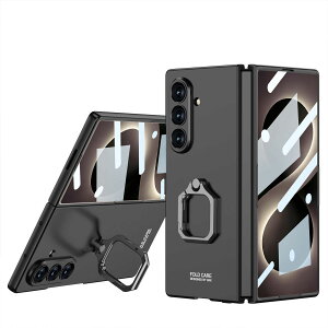 Samsung Galaxy Z Fold8 5G �T���X�� �M�����N�V�[ Z �t�H�[���h8 �P�[�X �J�o�[ �܂肽���݌^ �����O�t�� �X�^���h�@�\ PC�f�� �v���X�`�b�N�� �����t�B�����t�� CASE �ϏՌ��J�o�[ �y�� �����₷�� 