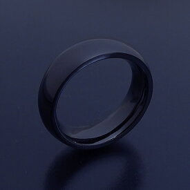 結婚指輪 マリッジリング 甲丸リング iPhone7 ジェットブラック ペアリング ロード・オブ・ザ・リング 力の指輪 サウロン【最高に気持ちが良い着け心地の結婚指輪「一つの指輪〜ジェットブラックモデル〜」 [OneRing Black]】