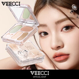 【公式／送料無料／全2色】VEECCI(ヴィーチ)パーフェクトカバー4色コンシーラーパレット