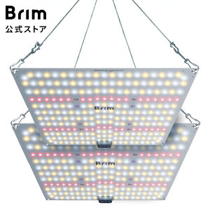 【マラソンpt2倍&限定クーポン！】 BRIM(ブリム) 公式 植物育成ライト PANEL A 2枚セット LED パネ