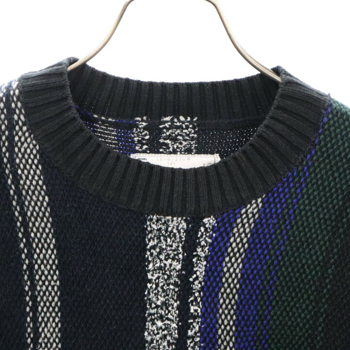 楽天市場】Sacai(サカイ) サイズ:1 メキシカンストライプ プルオーバー 