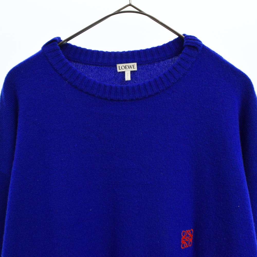 楽天市場】LOEWE(ロエベ)アナグラムロゴ刺繍ウールニットセーター 