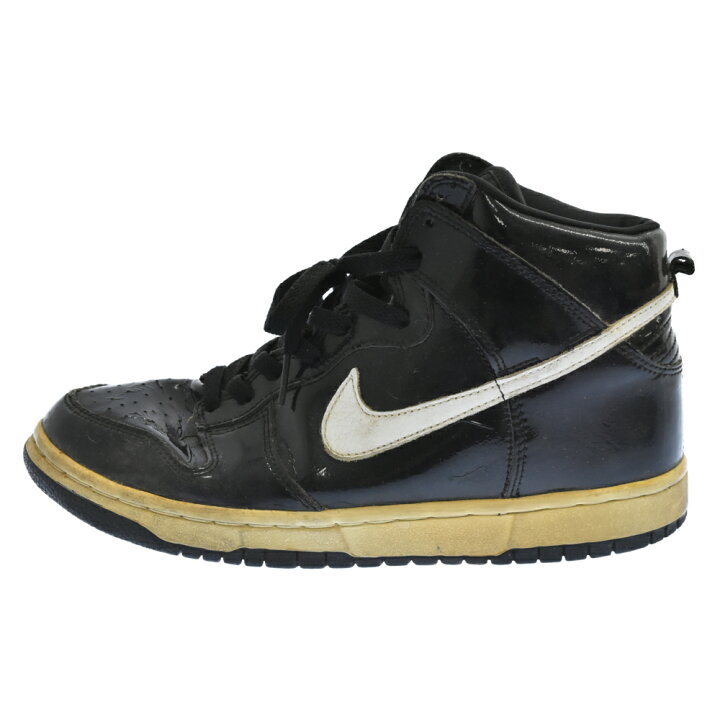 楽天市場 Nike ナイキ Fa別注 Dunk High 6303 013 フットアクション ダンクハイ エナメルレザー ハイカットスニーカー ブラック ホワイト Us8 中古 程度bc カラーブラック オンライン限定商品 ブランド買取 販売 Bring
