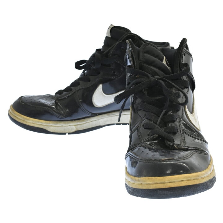 楽天市場 Nike ナイキ Fa別注 Dunk High 6303 013 フットアクション ダンクハイ エナメルレザー ハイカットスニーカー ブラック ホワイト Us8 中古 程度bc カラーブラック オンライン限定商品 ブランド買取 販売 Bring