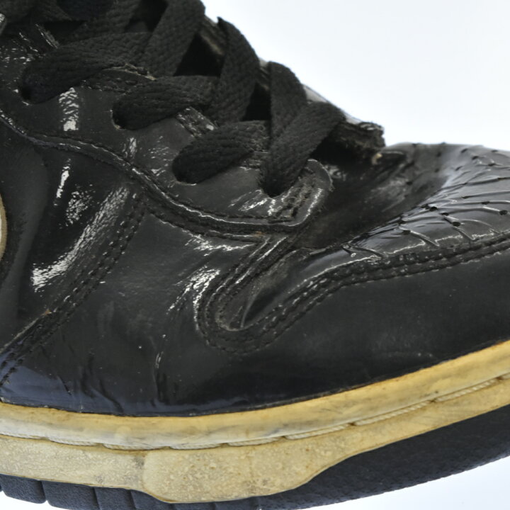 楽天市場 Nike ナイキ Fa別注 Dunk High 6303 013 フットアクション ダンクハイ エナメルレザー ハイカットスニーカー ブラック ホワイト Us8 中古 程度bc カラーブラック オンライン限定商品 ブランド買取 販売 Bring