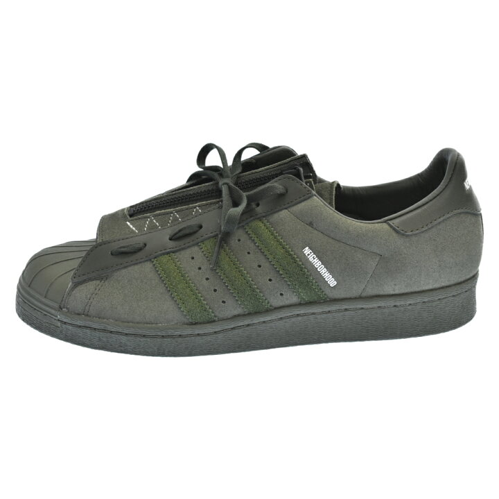 楽天市場 Adidas アディダス Neighborhood Ss80s Nbhd ネイバーフッド スーパースター ローカット スニーカー カーキ 中古 程度sa カラーグリーン 取扱店舗bring 心斎橋筋商店街店 ブランド買取 販売 Bring
