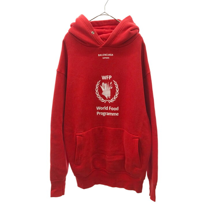 楽天市場】BALENCIAGA(バレンシアガ)18AW WFP World Food Programme Hoodie 541870 TCV34 WFPプリントオーバーサイズスウェットプルオーバーパーカー レッド【中古】【程度AB】【カラーレッド】【オンライン限定商品】 : ブランド買取・販売 BRING 楽天市場】BALENCIAGA(バレンシアガ)18AW WFP World Food Programme Hoodie 541870 TCV34 WFPプリントオーバーサイズスウェットプルオーバーパーカー レッド【中古】【程度AB】【カラーレッド】【オンライン限定商品】 : ブランド買取・販売 BRING