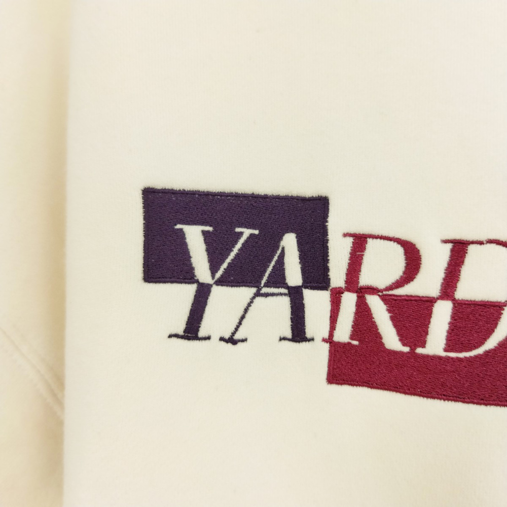 yardsale(ヤードセール)ロゴ刺繍 クルーネックスウェット ホワイト【中古】【程度A】【カラーホワイト】【オンライン限定商品】 |  ブランド買取・販売　BRING