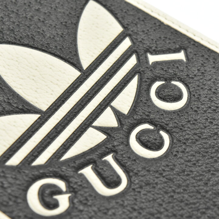 楽天市場 Gucci グッチ 22ss Adidas Logo Leather Shoulder Poach 7023 2184 アディダス ロゴレザーショルダーポーチ スマホポーチ 新古品 中古 程度s カラーブラック 取扱店舗bring 心斎橋筋商店街店 ブランド買取 販売 Bring