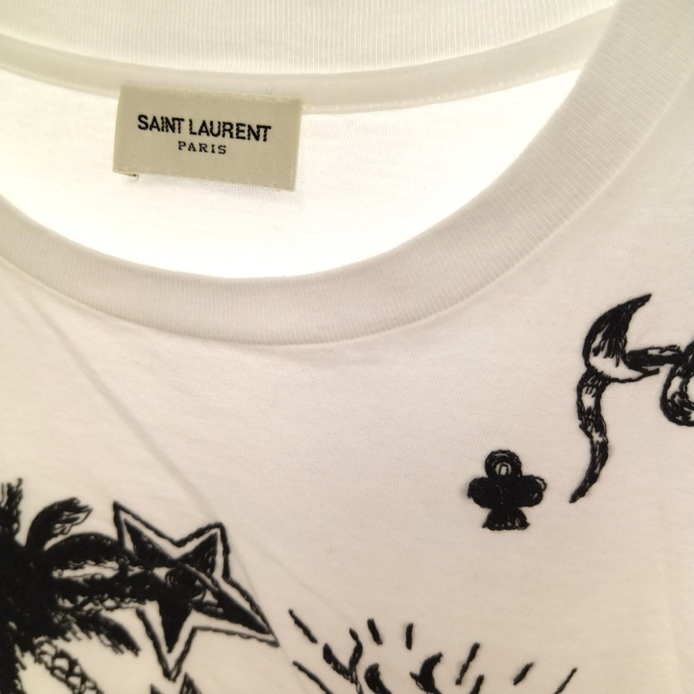 楽天市場】SAINT LAURENT PARIS(サンローランパリ) サイズ:S 刺繍