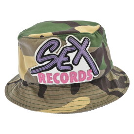 CHROME HEARTS(クロムハーツ) サイズ:M/58.5cm 21AW ×MATTY BOY Sex Records Camo Bucket Hat ×マッティボーイ セックスレコードカモバケットハット 迷彩帽子【新古品/中古】【程度S】【カラーグリーン】【取扱店舗BRING仙台店】