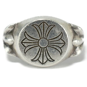 CHROME HEARTS(クロムハーツ) サイズ:12 RING FLAT TOP CH PLUS フラットトップ CHプラス リング【中古】【程度B】【カラーシルバー】【オンライン限定商品】