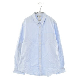 VISVIM(ヴィスヴィム) サイズ:2 ALBACORE CHECL L/S GIZA ボタンダウン長袖シャツ ブルー 0113105011005【中古】【程度B】【カラーブルー】【オンライン限定商品】