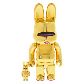 MEDICOM TOY(メディコムトイ) サイズ:100%/400% BE@RBRICK ×HAJIME SORAYAMA SEXY ROBOT GOLD 100%/400% ベアブリック セクシーロボット フィギュア 人形 ゴールド【中古】【程度A】【カラーゴールド】【オンライン限定商品】