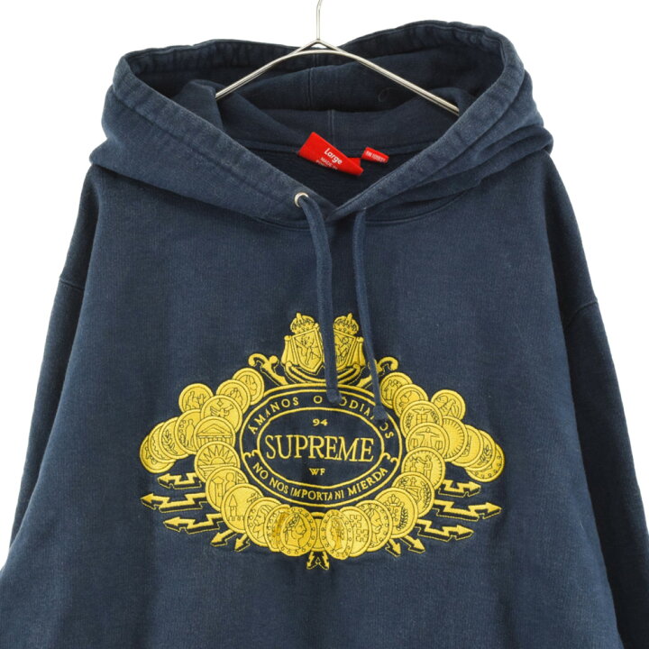 楽天市場】SUPREME(シュプリーム) サイズ:L 21AW Amanos o odianos Hoodie  ロゴワッペン付きスウェットプルオーバーパーカー ネイビー【中古】【程度SA】【カラーネイビー】【取扱店舗名古屋】 : ブランド買取・販売 BRING