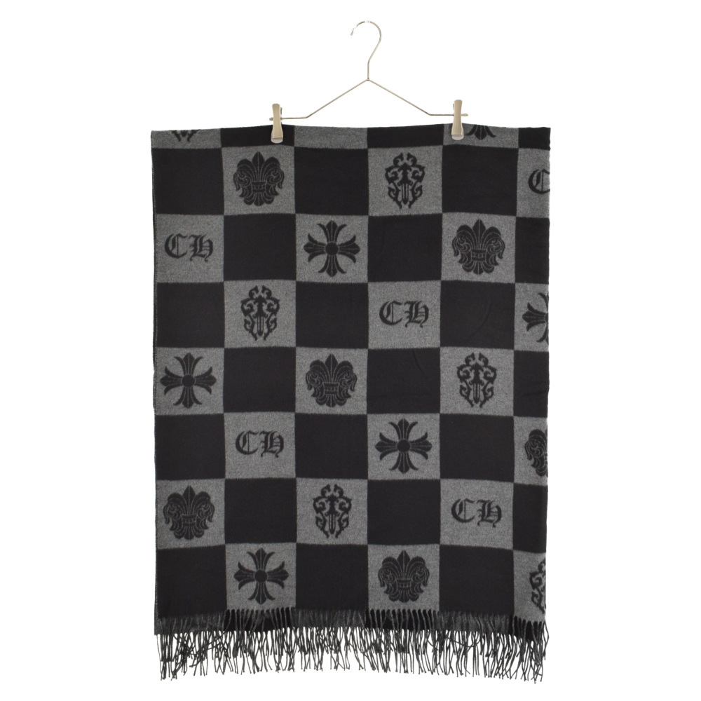 楽天市場】CHROME HEARTS(クロムハーツ) Checkered Cashmere Blanket