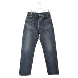 BALENCIAGA(バレンシアガ) サイズ:33 RELAXED JEANS DEEP BLUE 724715 リラックス デニムパンツ インディゴブルー ワイドバギーパンツ【新古品/中古】【程度S】【カラーブルー】【取扱店舗BRING仙台店】