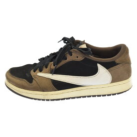 NIKE(ナイキ) サイズ:26.0cm ×TRAVIS SCOTT AIR JORDAN 1 LOW OG SP-T トラビス・スコット エアジョーダン1 ローカットスニーカー US8 CQ4277-001 ブラウン【中古】【程度B】【カラーブラウン】【取扱店舗BRING梅田茶屋町店】