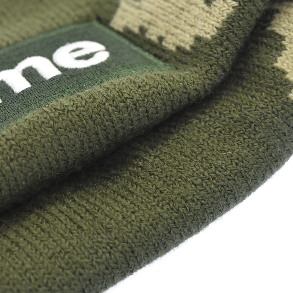 楽天市場】SUPREME(シュプリーム) new era box logo beanie olive camo