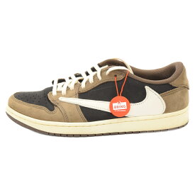 NIKE(ナイキ) サイズ:US9.5/27.5cm ×TRAVIS SCOTT AIR JORDAN 1 LOW OG SP-T トラビス・スコット エアジョーダン1 ローカットスニーカー CQ4277-001 ブラウン US9.5/27.5cm【中古】【程度A】【カラーブラウン】【取扱店舗BRING福岡天神店】