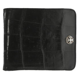 CHROME HEARTS(クロムハーツ) 1SNAP ALLIGATOR PD/1スナップ PAVEダイヤ ウォレット 財布【中古】【程度B】【カラーブラック】【取扱店舗OneStyle原宿店】