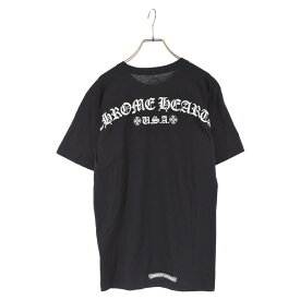 CHROME HEARTS(クロムハーツ) サイズ:M バックスクロールラベルプリント半袖ポケットTシャツ カットソー ブラック【中古】【程度B】【カラーブラック】【取扱店舗OneStyle原宿店】