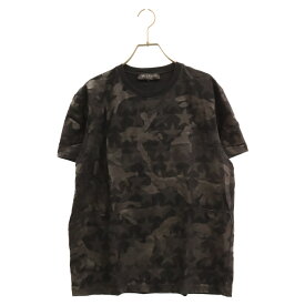 VALENTINO(ヴァレンチノ) サイズ:S STAR 総柄 Tシャツ 半袖カットソー MV3MG00W3T7 ブラック【中古】【程度B】【カラーブラック】【オンライン限定商品】