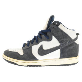 NIKE SB(ナイキエスビー) サイズ:28.5cm 20周年 DUNK HIGH PRO VILLANOVA ダンクハイ プロ ミッドカットスニーカー ホワイト/ブルー US10/28cm 305050-141【中古】【程度B】【カラーホワイト】【オンライン限定商品】