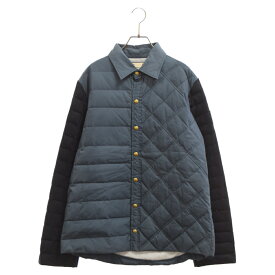 MONCLER GAMME BLEU(モンクレール・ガム・ブルー) サイズ:4 GIUBBINO 切り替えデザインダウンジャケット 323914035181【中古】【程度B】【カラーネイビー】【オンライン限定商品】