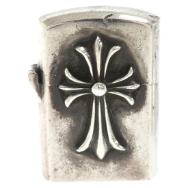 CHROME HEARTS(クロムハーツ) サイズ:V2 ZIPPO LIGHTERZ-V1 V1スモールCHクロス ジッポ ライター 小物 シルバー【中古】【程度B】【カラーシルバー】【取扱店舗BRING梅田茶屋町店】