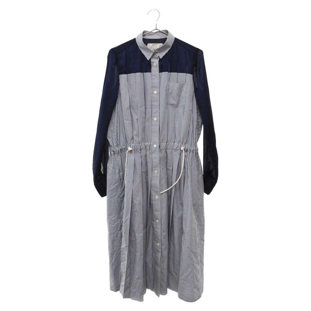 【楽天市場】Sacai(サカイ) サイズ:2 22SS Cotton Poplin Dress