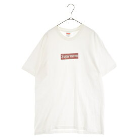 SUPREME(シュプリーム) サイズ:M 19SS×SWAROVSKI 25th Anniversary Box Logo Tee×スワロフスキー 25周年記念ボックスロゴTシャツ 半袖カットソー ホワイト【中古】【程度A】【カラーホワイト】【取扱店舗BRING京都河原町店】