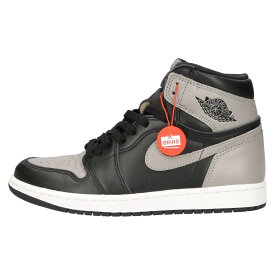 NIKE(ナイキ) サイズ:26.0cm AIR JORDAN 1 RETRO HIGH OG SHADOW 555088-013 エアジョーダン1 ハイカットスニーカー シャドウ グレー/ブラック US8/26cm【中古】【程度A】【カラーグレー】【取扱店舗BRING仙台店】